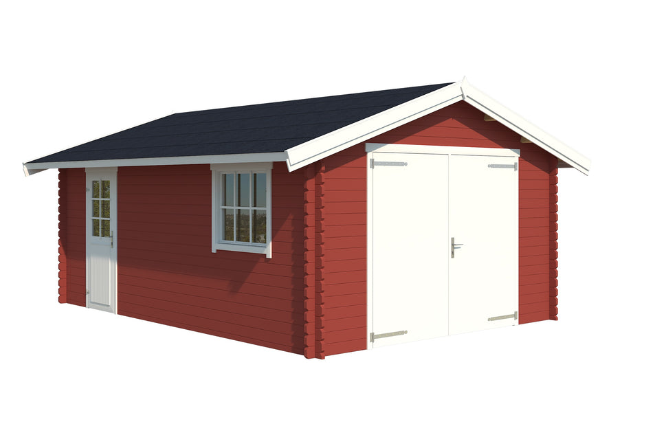 Outdoor Garage Yarik 540 schwedenrot