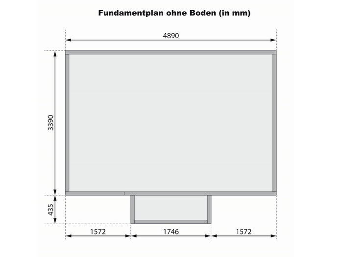 Karibu Gartenhaus Nordland 38 mm