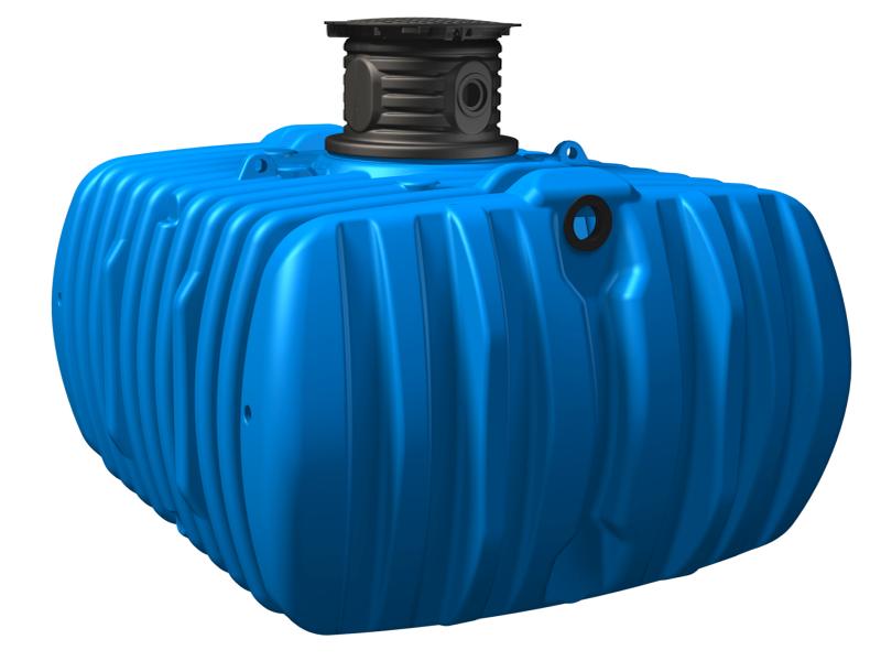 4Rain FLAT L Flachtank-Komplettpaket Haus-Premium, 15.000 Liter (3 x 5.000 Liter)