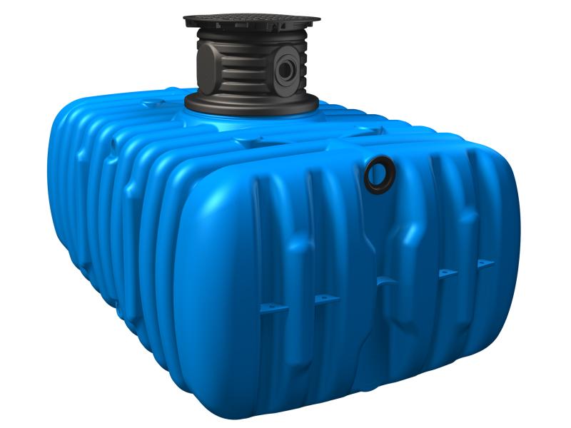 4Rain FLAT M Flachtank-Komplettpaket Haus-Premium, 3.000 Liter