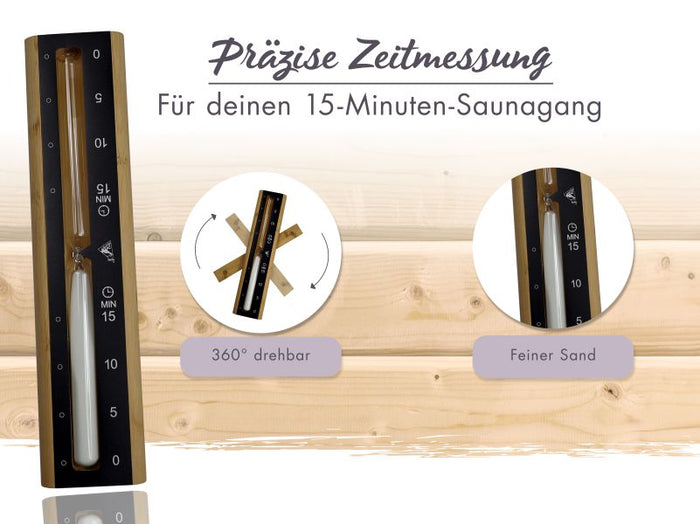 Karibu Saunazubehör-Set Premium 5-teilig