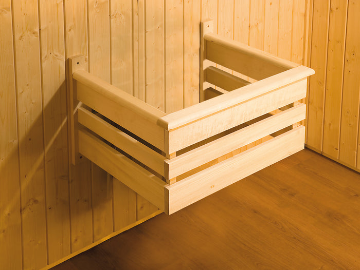 Weka Massivholzsauna Turku 1 GTF, inkl. 9 kW Ofen Kompakt integr. Steuerung