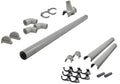 Karibu graue PVC-Dachrinne für Flachdach bis 330 cm Set K