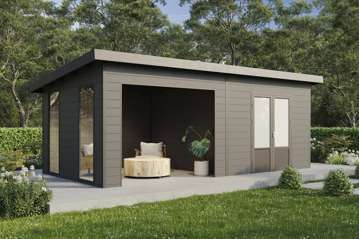 Wolff Finnhaus Wandpaket 6030 Anthrazit