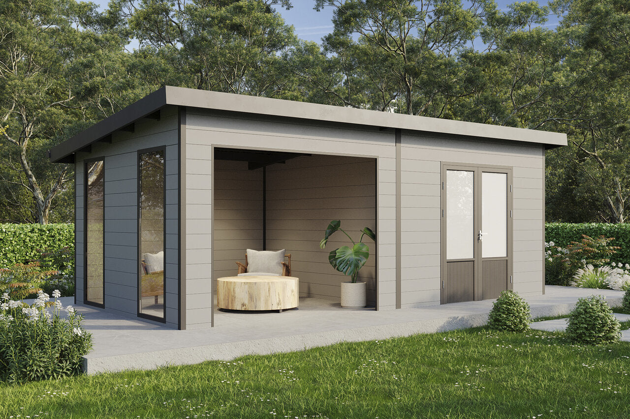 Wolff Finnhaus Wandpaket 6030 Hellgrau