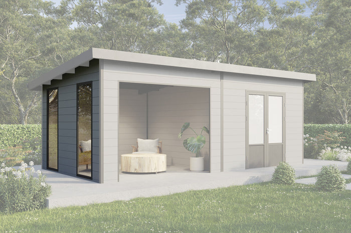 Wolff Finnhaus Wandpaket 6030 Hellgrau