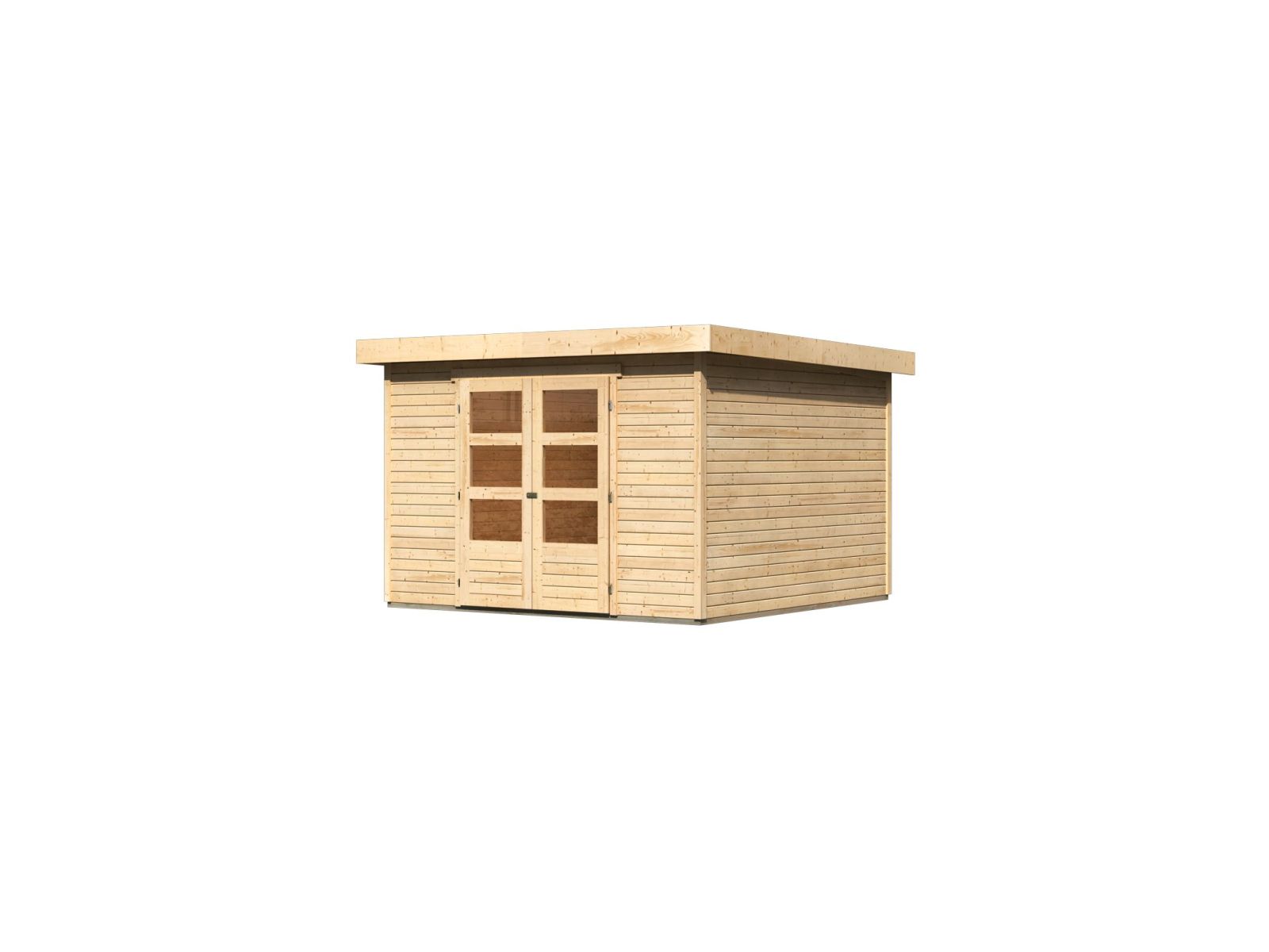 Karibu Gartenhaus Askola 6 natur 19 mm