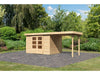 Karibu Gartenhaus Askola 5 mit Anbaudach 2,25 Meter