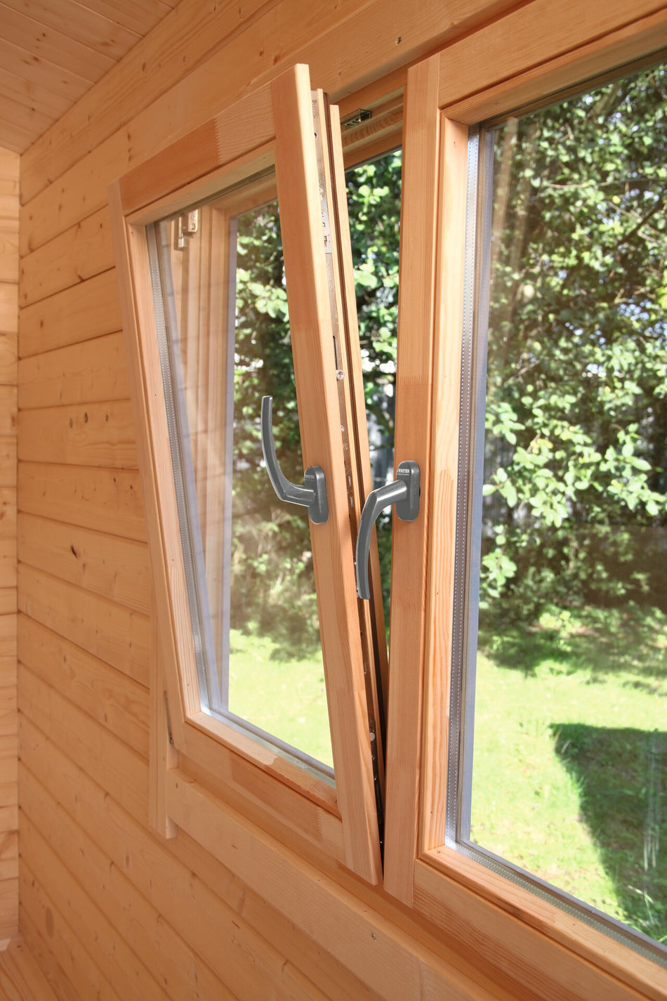 Wolff Finnhaus Doppelfenster 44 Einhand