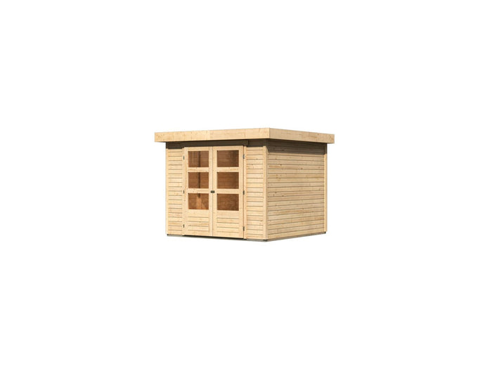 Karibu Gartenhaus Askola 3,5 natur 19 mm
