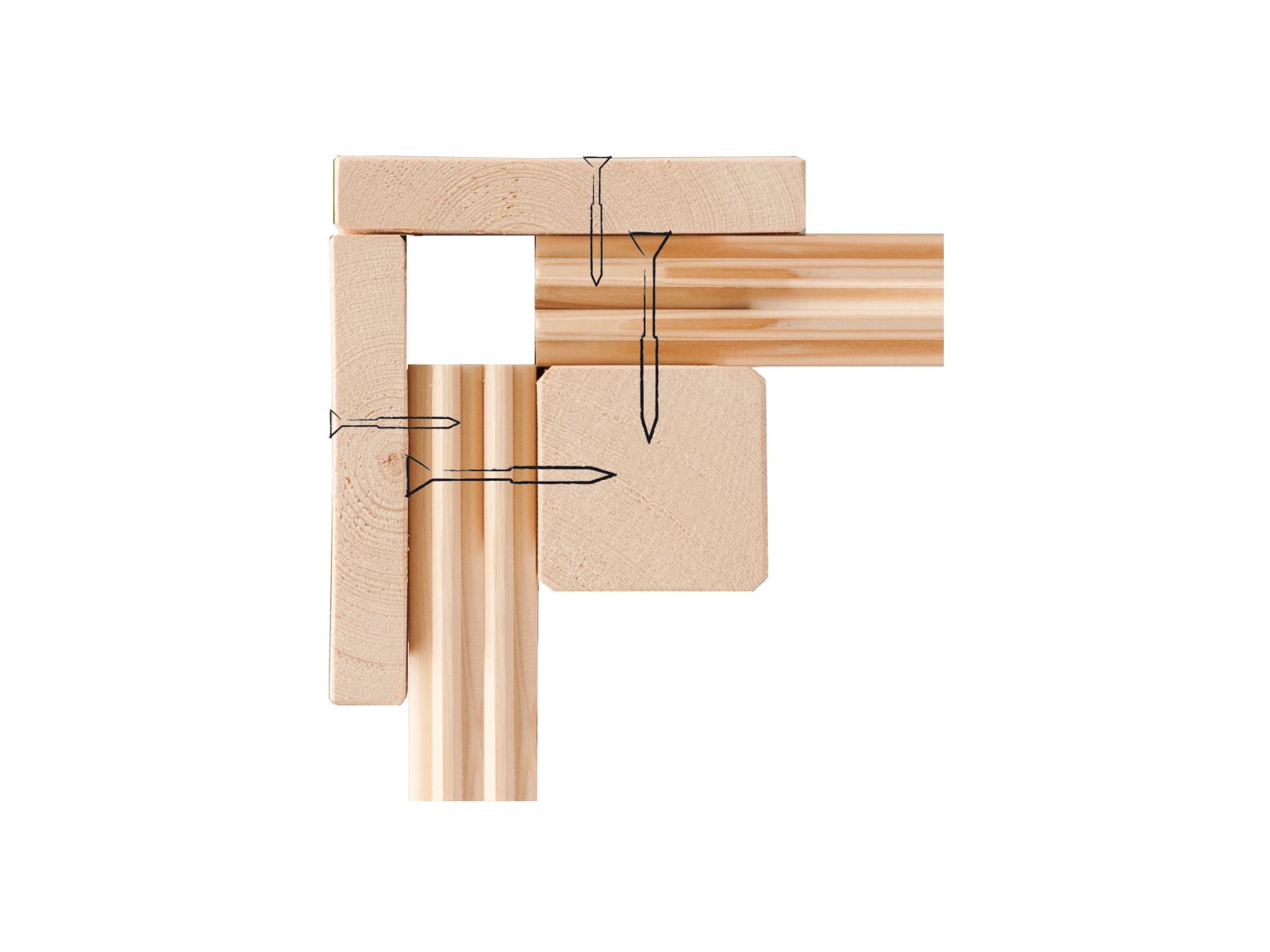 Karibu Gartenhaus Schönbuch 1 38 mm 2-Raum-Haus
