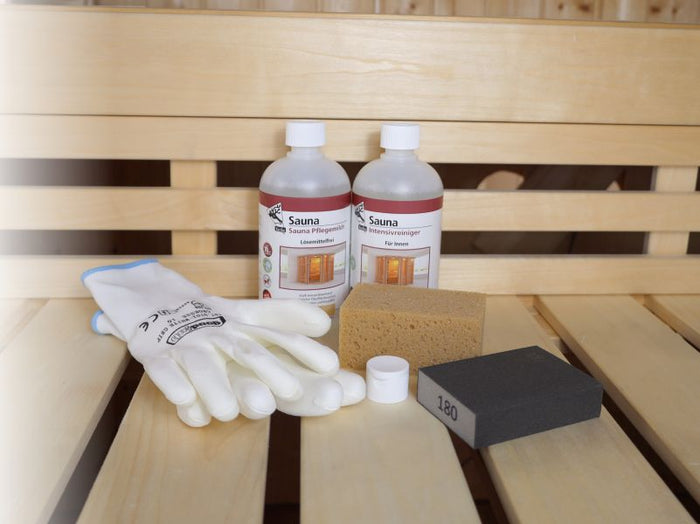 Karibu Sauna Pflegebox für den Sauna-Innenbereich