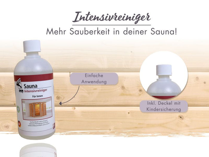 Karibu Sauna Pflegebox für den Sauna-Innenbereich