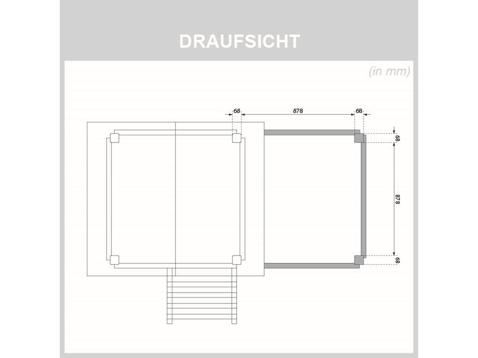 Karibu Anbau für Spielturm Lotti