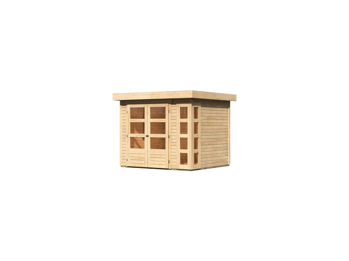 Karibu Gartenhaus Kerko 3 natur 19 mm