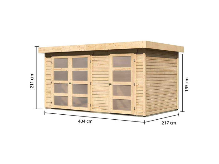 Karibu Systemhaus Mühlentrup 1 naturbelassen 19 mm