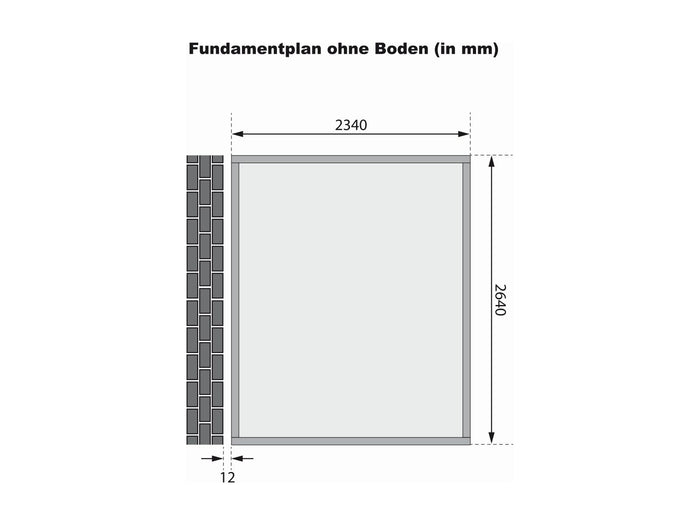 Karibu Gartenhaus Bomlitz 3 terragrau 19 mm