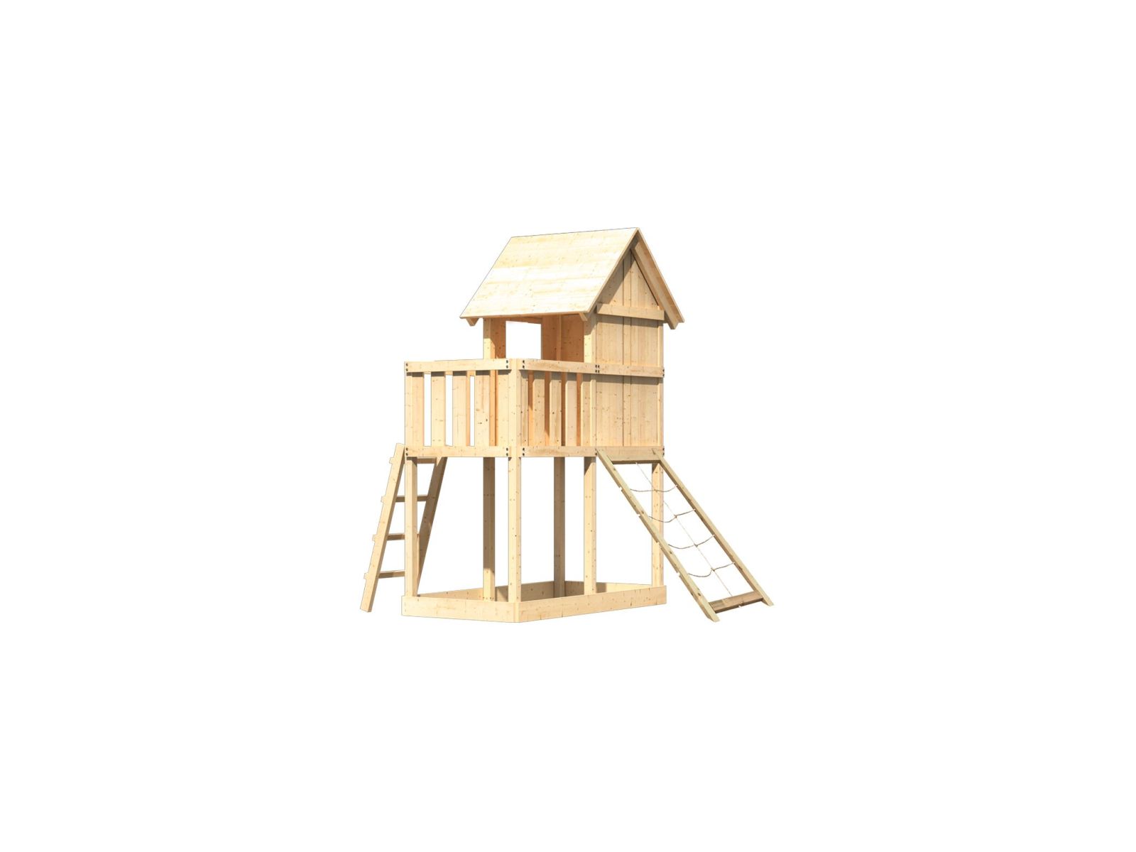 Karibu Stelzenhaus Frieda + Netzrampe