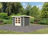 Karibu Gartenhaus Askola 5 terragrau 19 mm