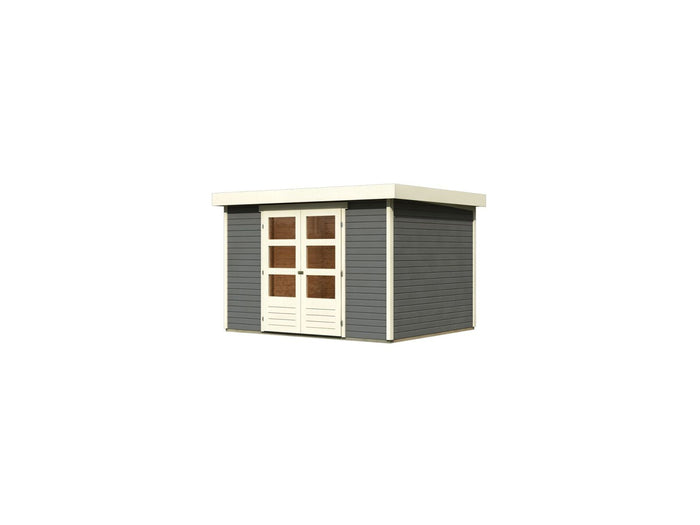 Karibu Gartenhaus Askola 5 terragrau 19 mm