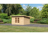 Karibu Gartenhaus Northeim 4 natur 38 mm