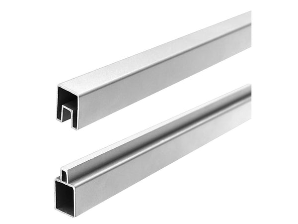 T & J Aluminium-Abschlussleisten Start & Abschluss Set, Silber