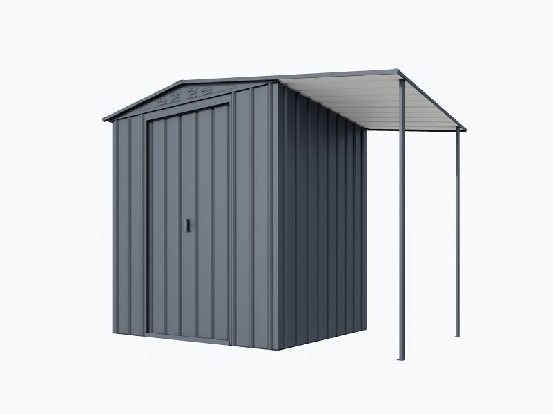 Globel Gartenmanager Dream 65, Anthrazit, inkl. Schleppdach