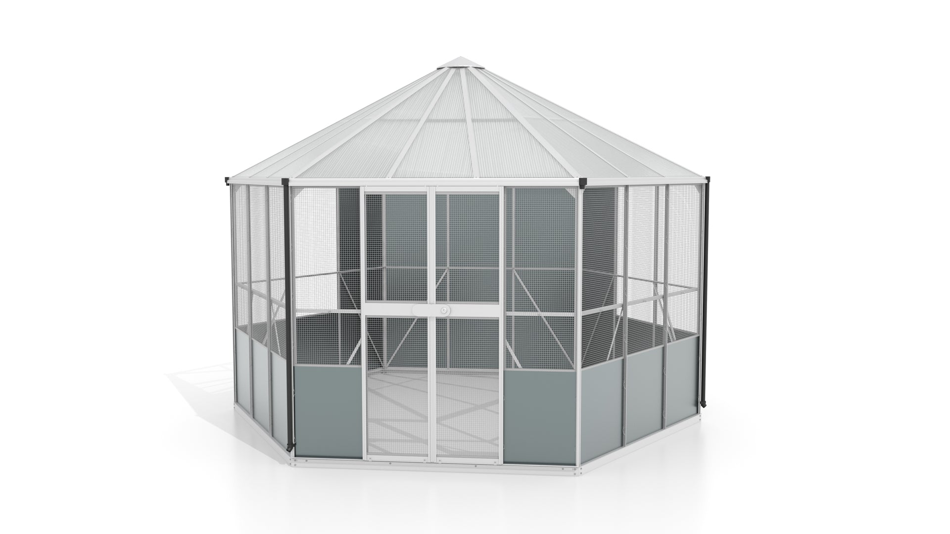 Vitavia Vogelvoliere Circus 9000 Alu, inkl. Fundament