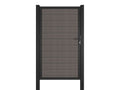 Linholm Zauntor Portland Silver Gray, 100 x 180 cm