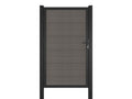 Linholm Zauntor Castello Silver Gray, 100 x 180 cm