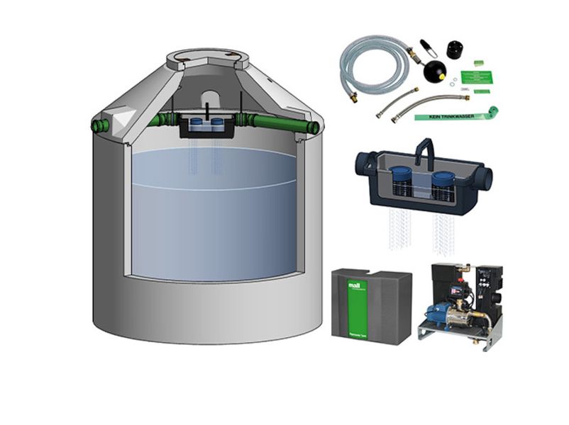 Mall Betonzisterne Family inkl. Haus-Paket Tano L, 7000 Liter