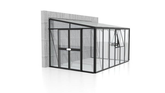 Vitavia Gewächshaus Athena 10200 ESG/HKP, Schwarz