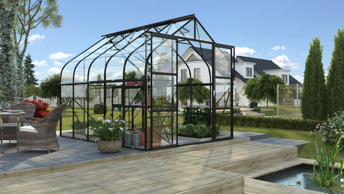 Vitavia Gewächshaus Diana 8300 ESG 3 mm schwarz