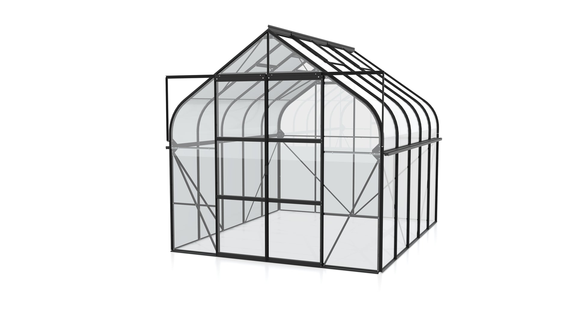 Vitavia Gewächshaus Diana 8300 ESG 3 mm schwarz