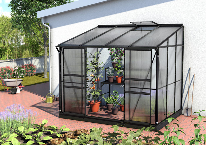 Vitavia Gewächshaus Ida 5200 HKP 6 mm, Schwarz