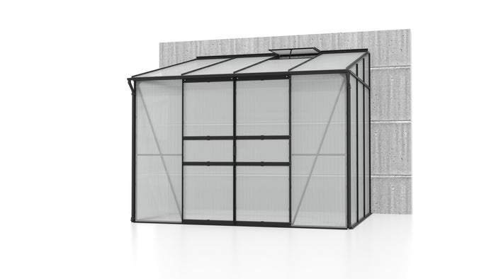 Vitavia Gewächshaus Ida 5200 HKP 6 mm, Schwarz