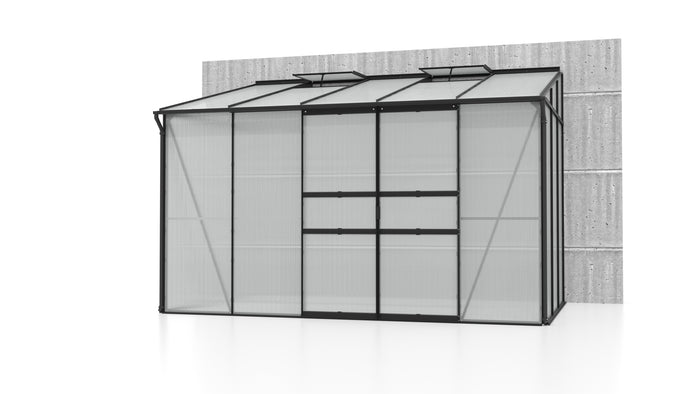 Vitavia Gewächshaus Ida 6500 HKP 4 mm, Schwarz