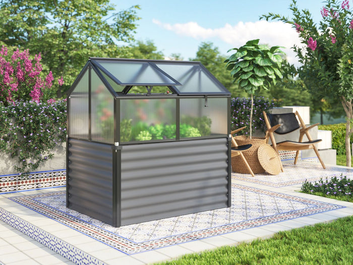 Vitavia Hochfrühbeet Gamma, Granit/Schwarz, HKP 4 mm