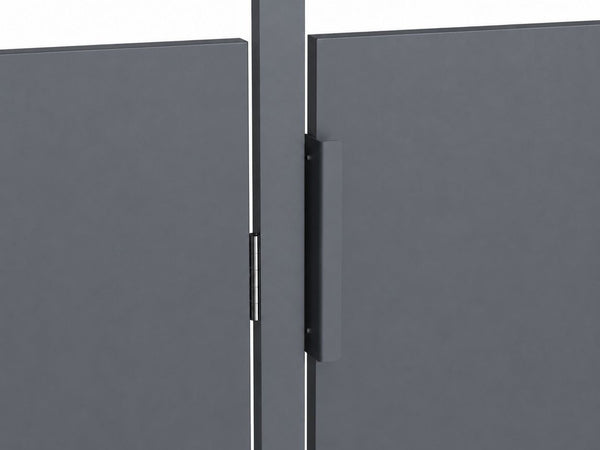 Norlinio Mülltonnenbox Vario, Anthrazit, für 2 Tonnen
