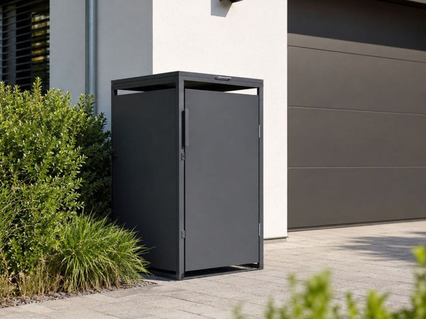 Norlinio Mülltonnenbox Vario, Anthrazit, für 1 Tonne