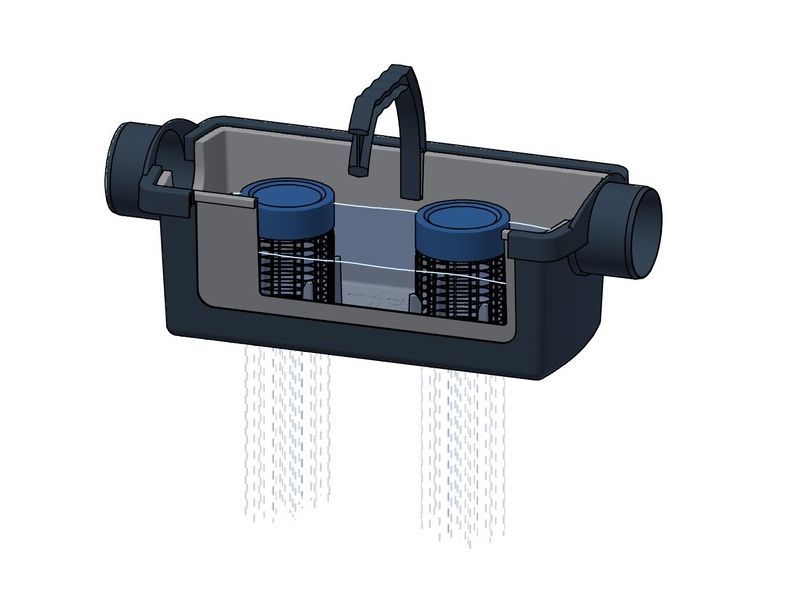 Mall Betonzisterne Family 3900 Liter, begehbar, mit Patronenfilter