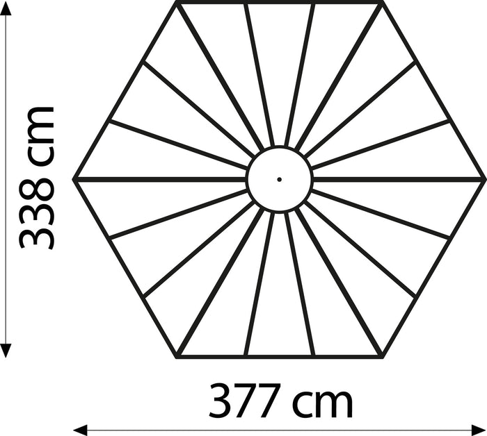 Vitavia Vogelvoliere Circus 9000 in schwarz, inkl. Fundament