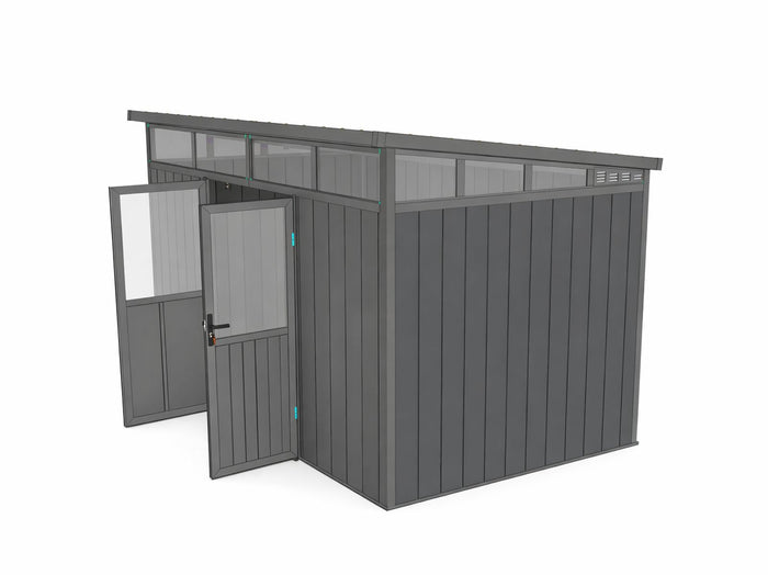 Linholm WPC Gartenhaus Skagen 3422 mit Oberlichtfenster