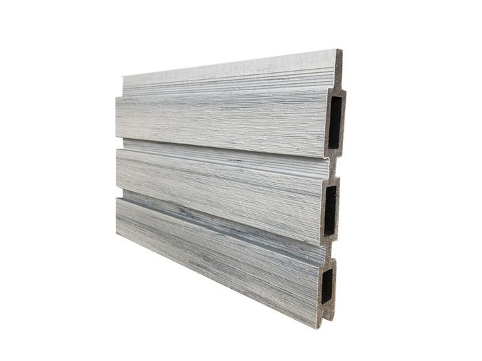 Tetzner & Jentzsch WPC Zaun Set: Waren | Smoke White