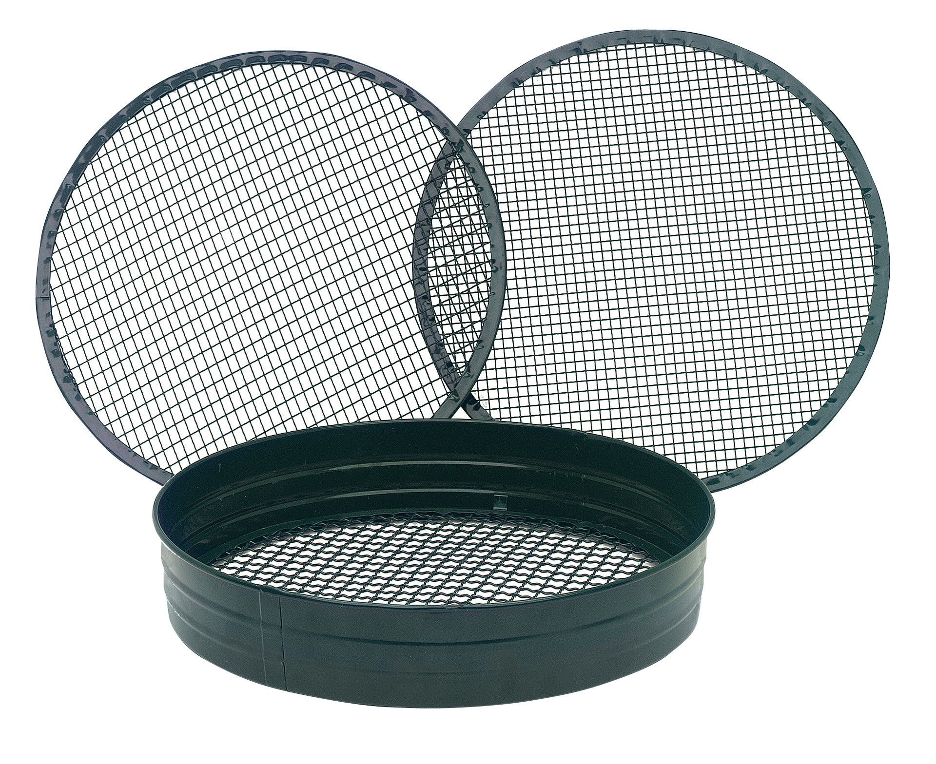 Vitavia Gewächshaus-SET Palma 3250 ESG/HKP schwarz, inkl. Hochbeet Linus IN-OUT, inkl. Mäusegitter für Hochbeete und Metallsieb-Set