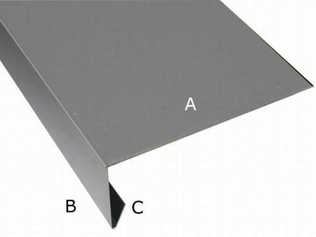 Aluminium Winkelprofil 200 cm für Giebelbretter 6 Stück