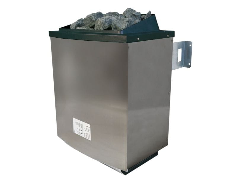 Amelia 1 - Karibu Sauna inkl. 9-kW-Ofen - ohne Dachkranz -