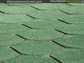 Bitumen-Dachschindeln Biberschwanz grün 12 Pakete