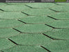 Bitumen-Dachschindeln Biberschwanz grün 13 Pakete