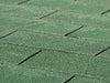 Bitumen-Dachschindeln Rechteck vintage grün